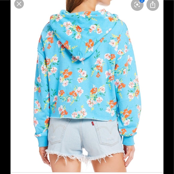 Levi's Raw Floaty Floral Sweatshirt/Hoodie - Picture 3 of 8